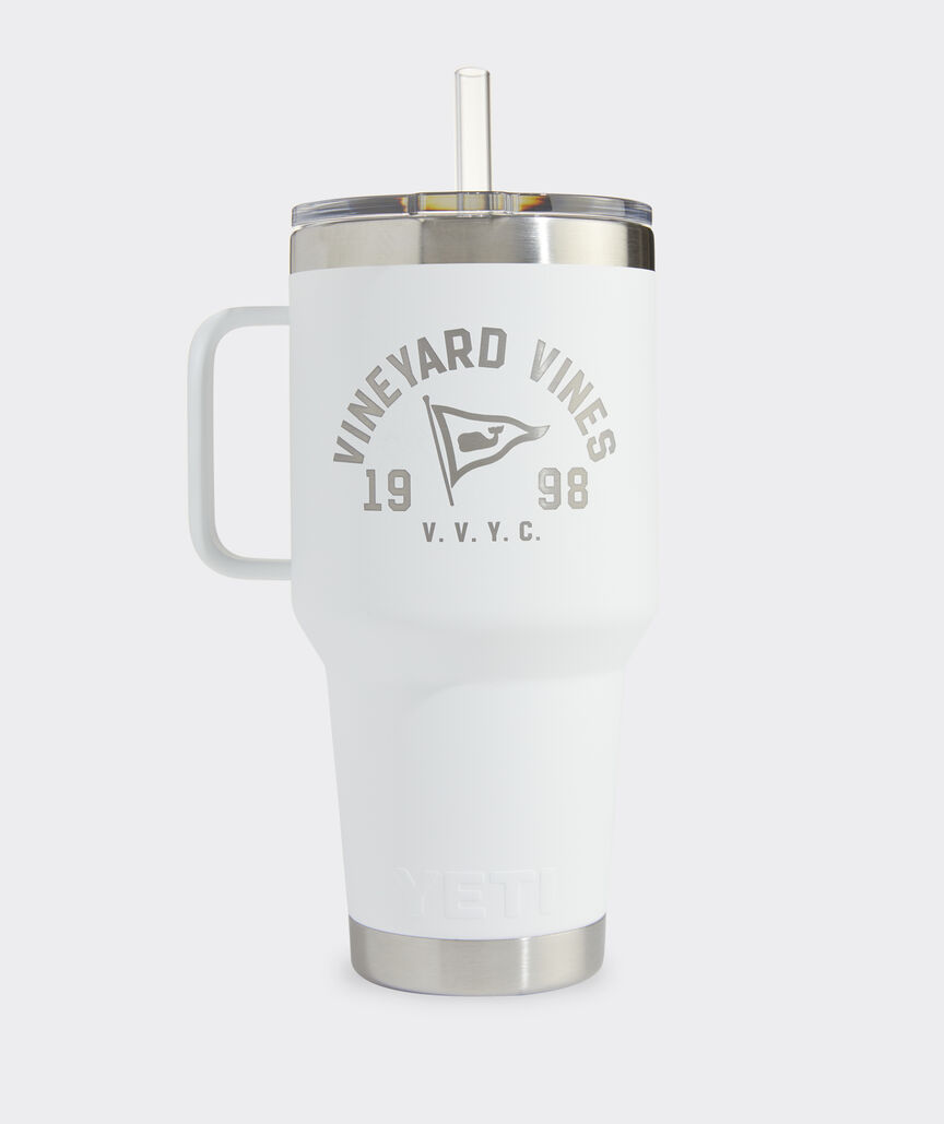 vineyard vines Yacht Club Yeti Rambler 35 oz Mug