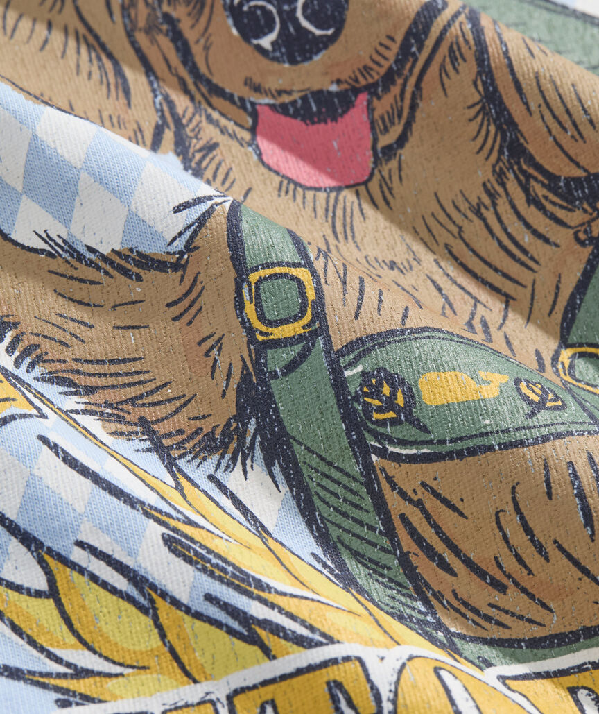 Oktoberfest Doxie Long-Sleeve Pocket Tee