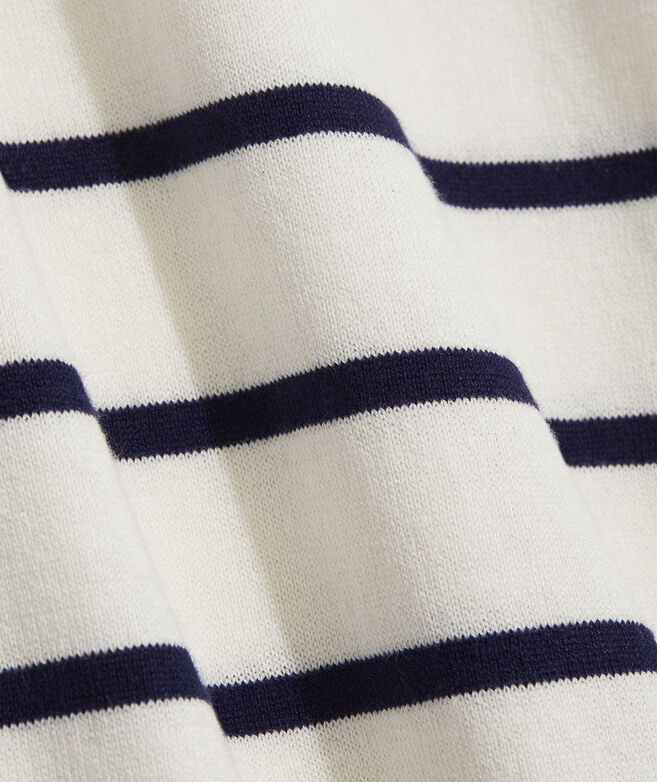 Shop Striped Luxe Short-Sleeve Sweater at vineyard vines