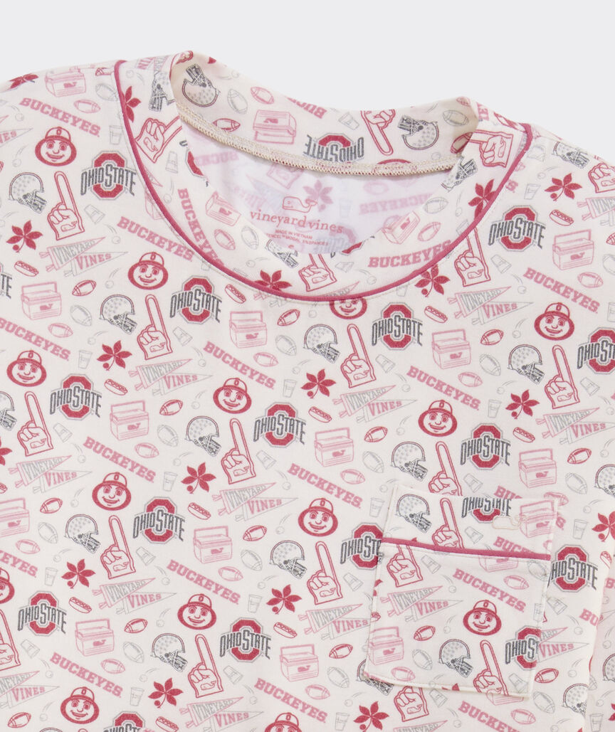 The Ohio State University Women's Long-Sleeve Sleep Set