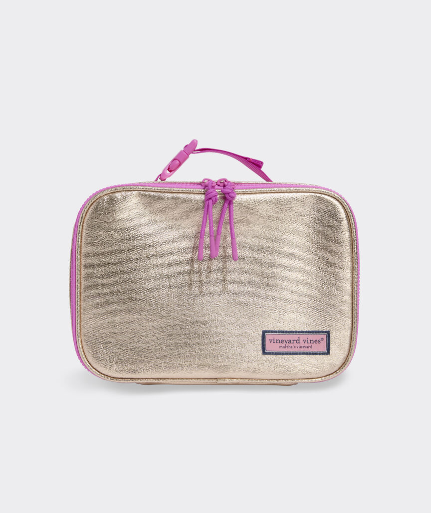 Girls' Metallic Lunch Box