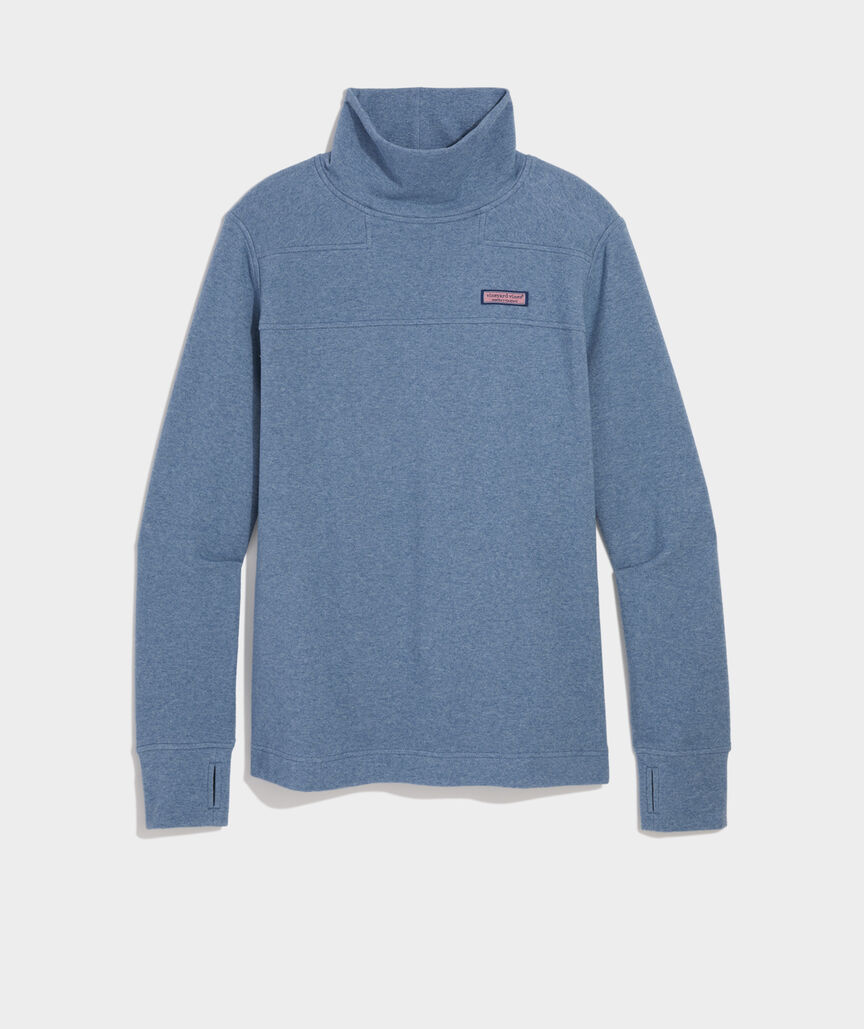 Double Brushed Dreamcloth® Funnel Neck Pullover