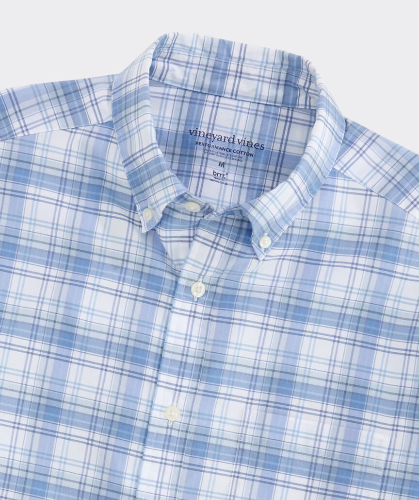 Performance Cotton Seven Mile Plaid Shirt