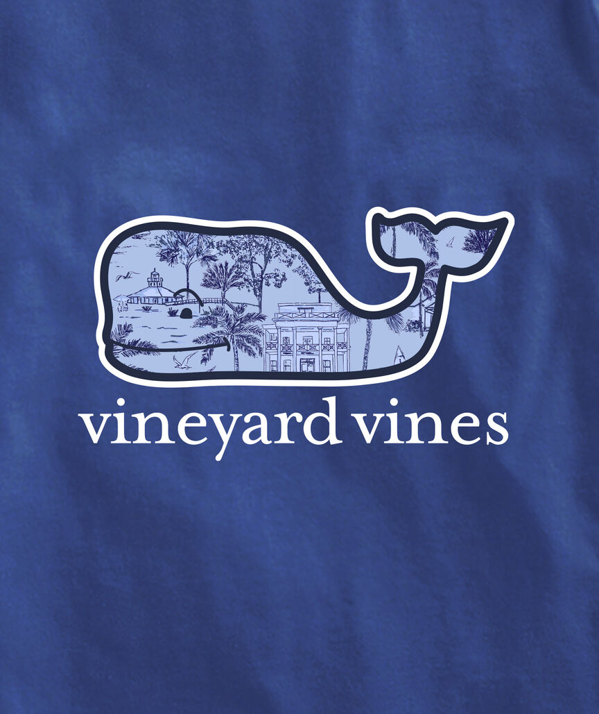 OUTLET Boys' Gasparilla Scene Whale Short-Sleeve Pocket Tee