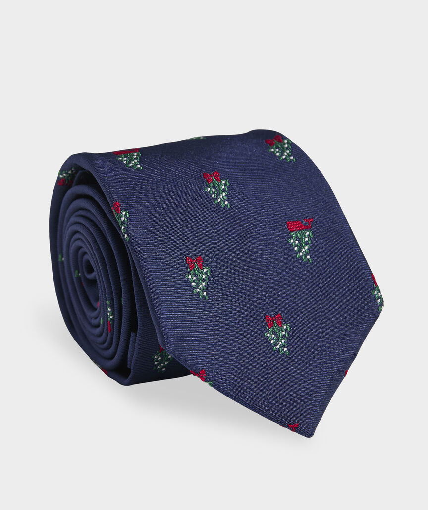 Mistletoe Woven Kennedy Tie