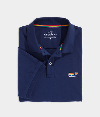 Vineyard Vines Pride Edgartown Polo Shirt (Blue) (Size: Medium)