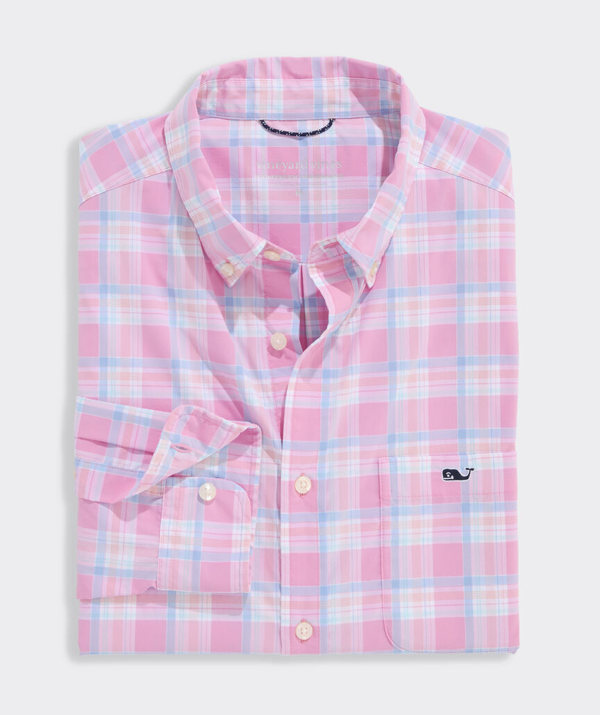 Performance Coconut Key Plaid Featherweight Shirt