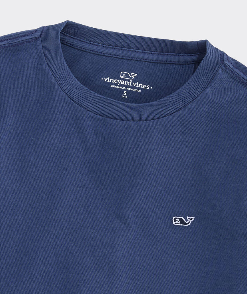 OUTLET Boys' Sunwashed Whale Embroidered Long-Sleeve Tee