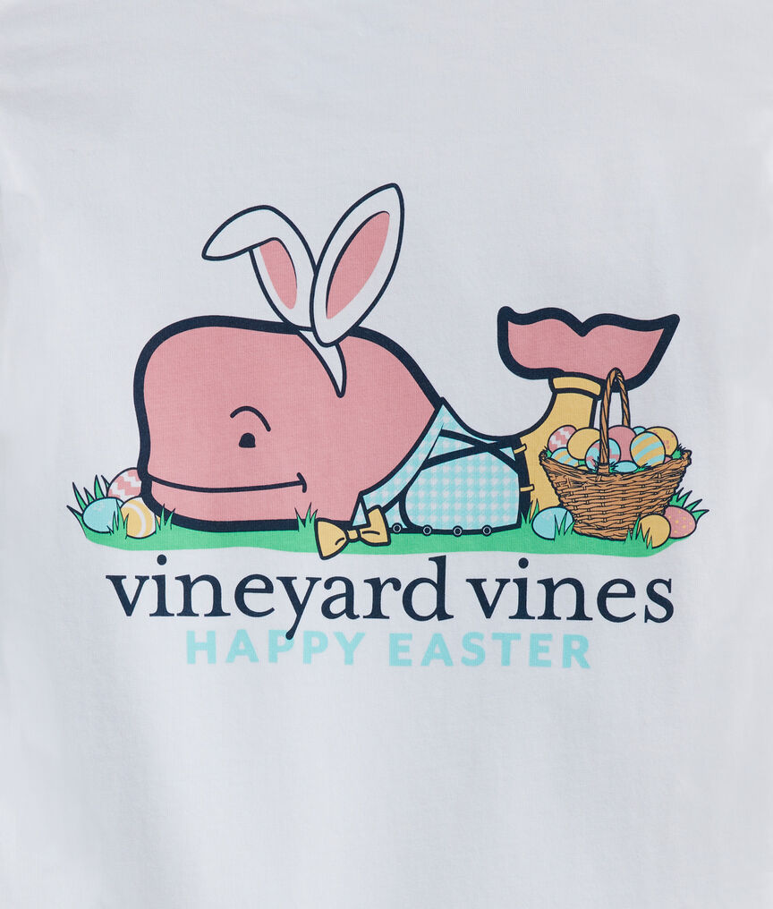 Boys' Easter Whale Long-Sleeve Pocket Tee