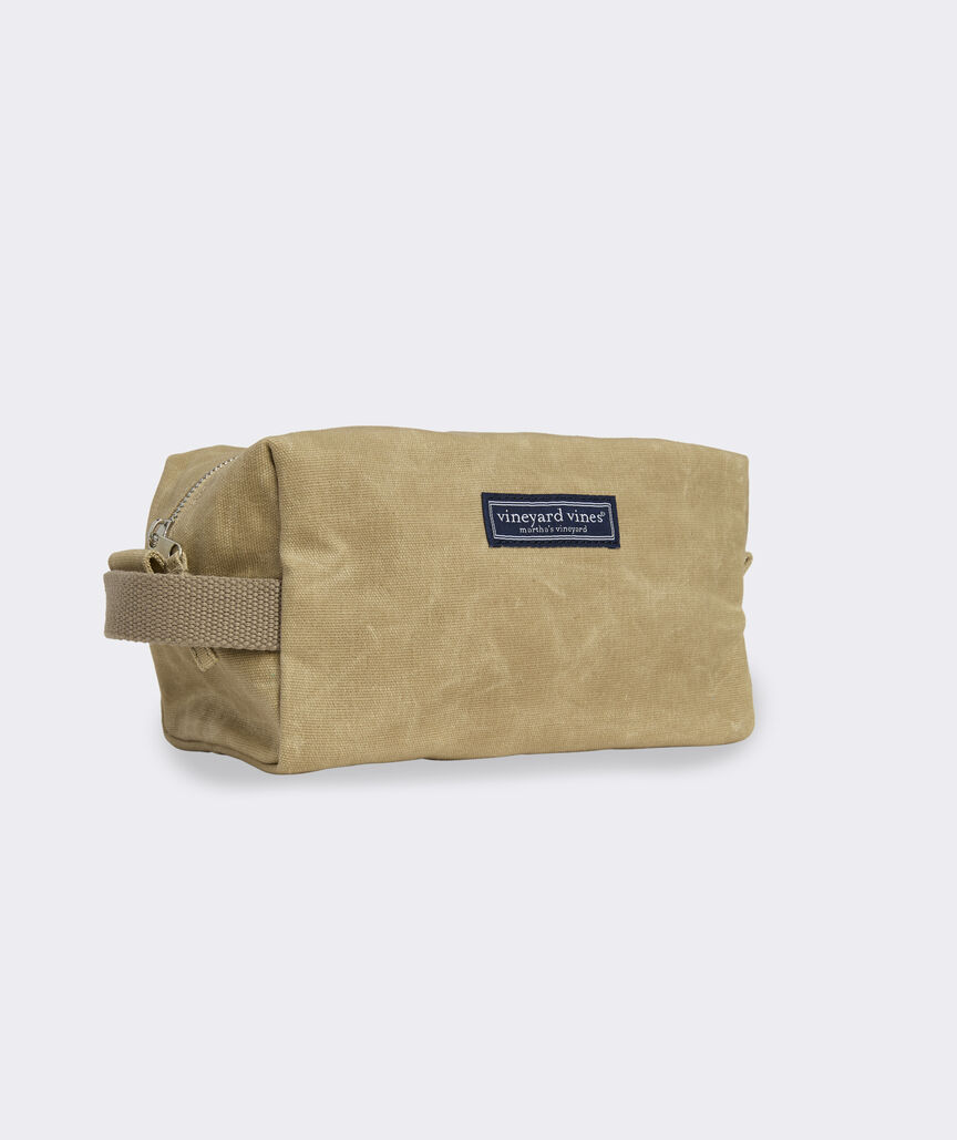 Waxed Canvas Dopp Kit