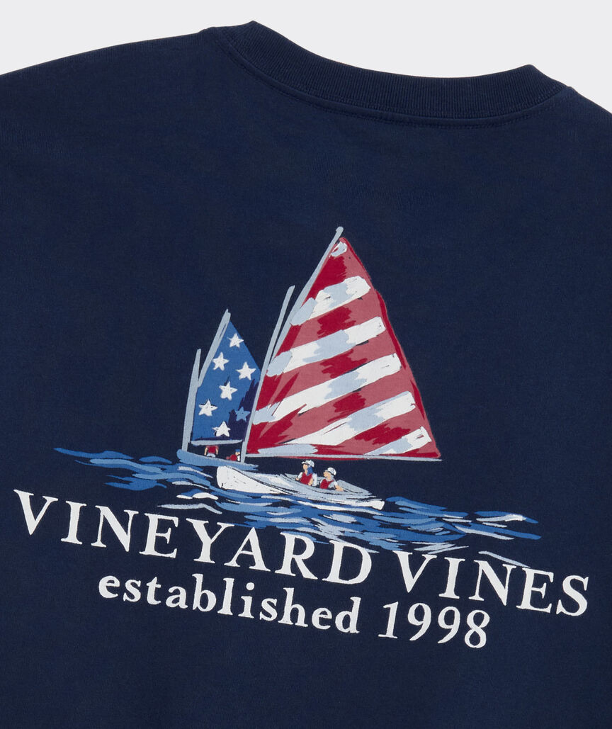 Americana Sails Short-Sleeve Pocket Tee