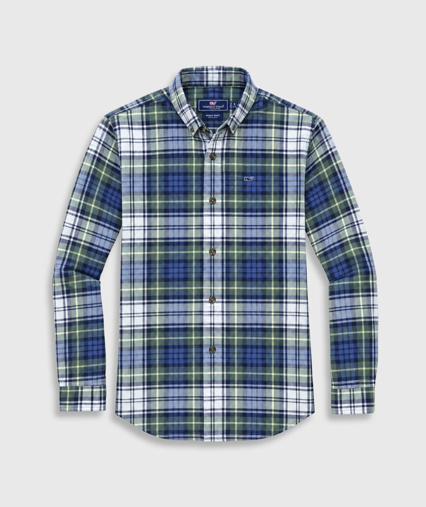 OUTLET Boys' Flannel Plaid Shirt