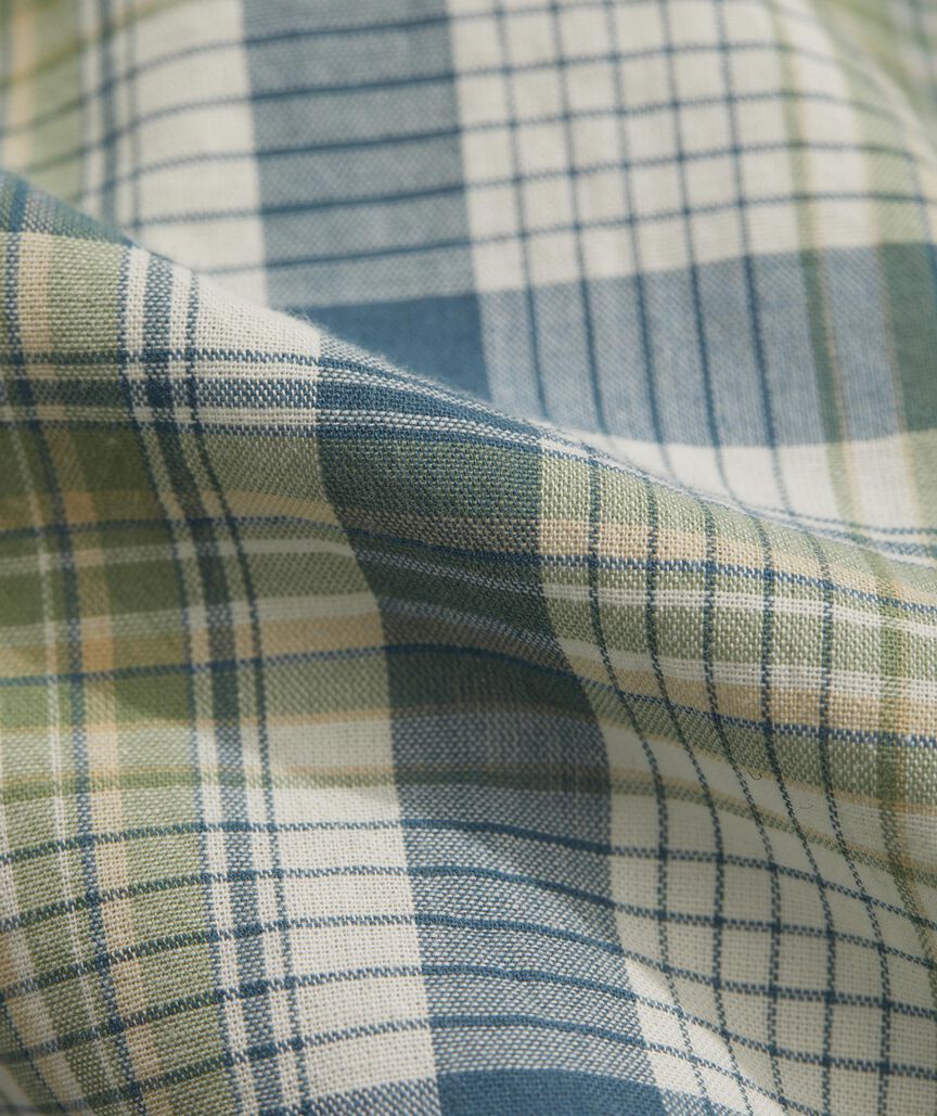 Cotton Madras Plaid Shirt