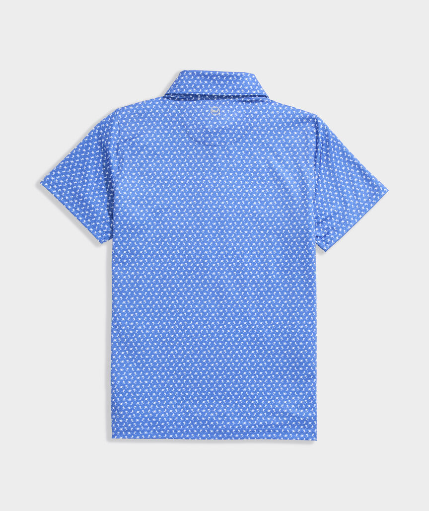 Boys' Performance Printed Sankaty Polo