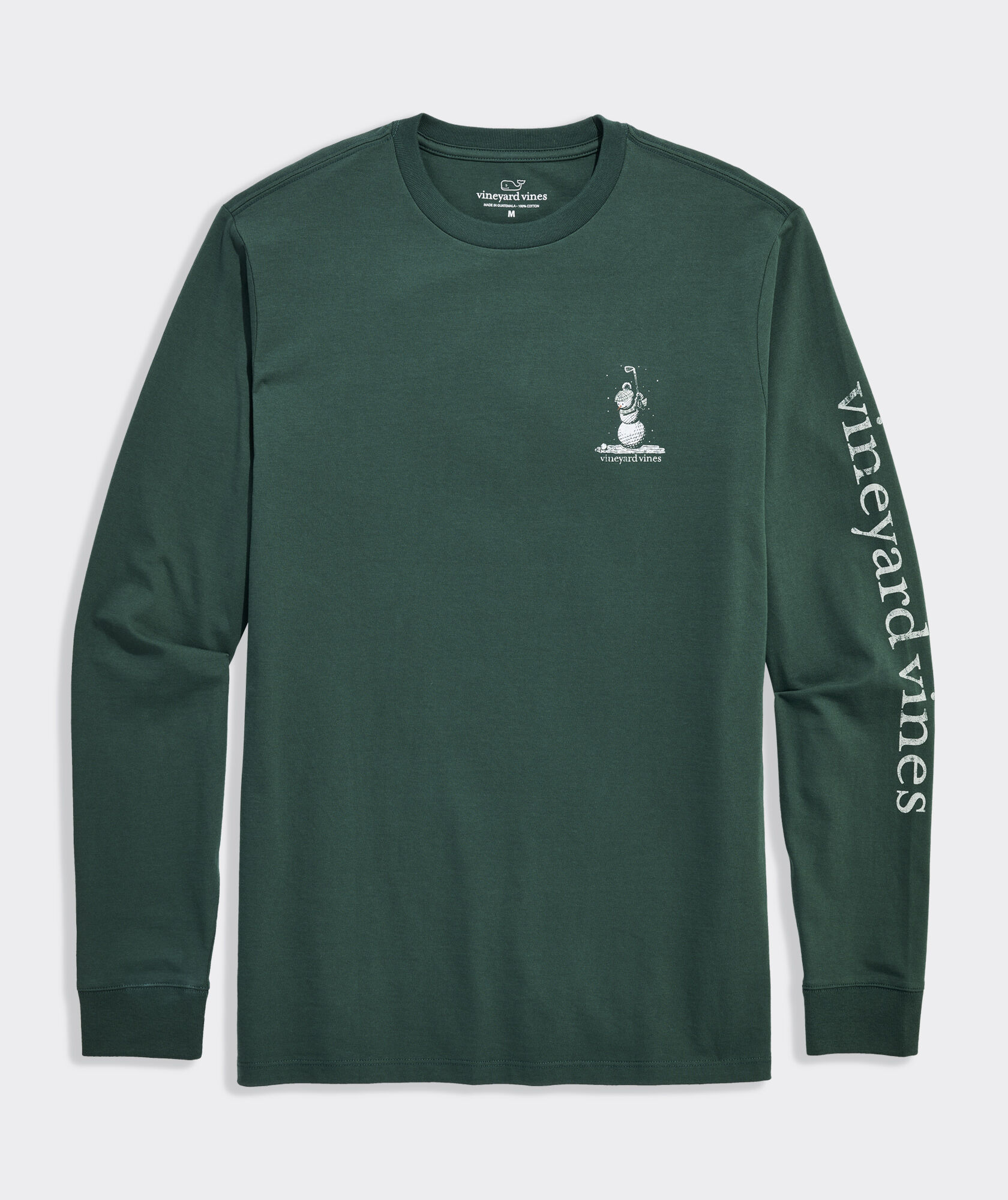 Golf Ball Snowman Long-Sleeve Tee