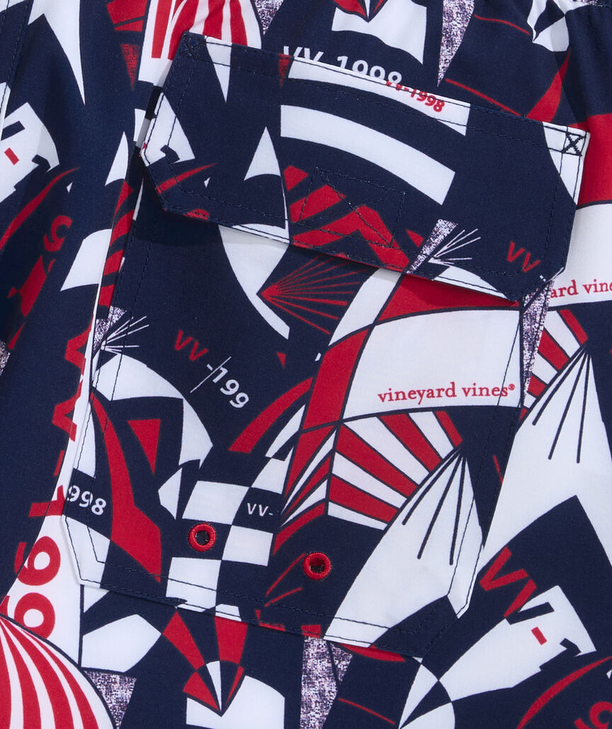 OUTLET 5 Inch Chappy Sails Chappy Swim Trunks