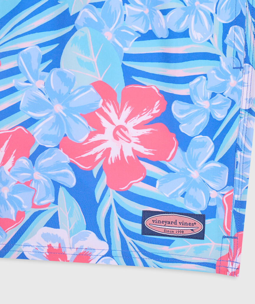 OUTLET Boys' Vintage Floral Chappy Swim Trunks