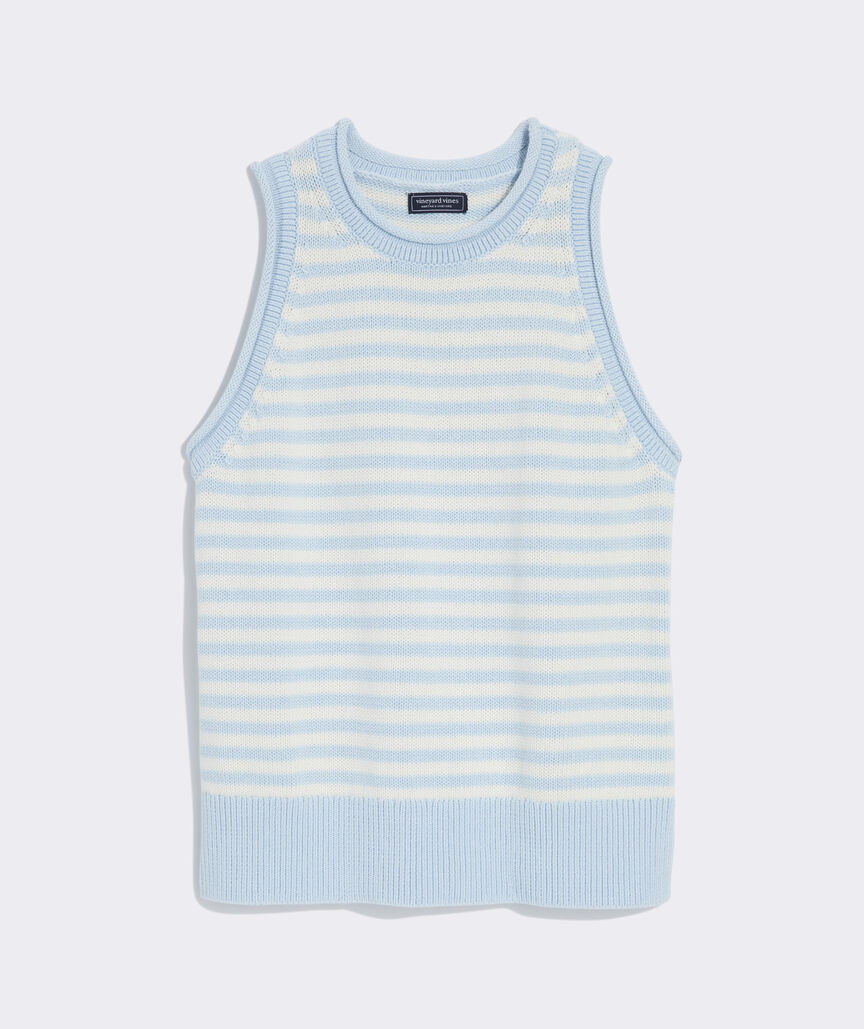 Katie Cotton Rollneck Sweater Tank