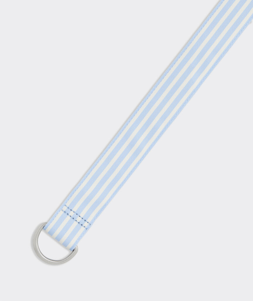 Micro Stripe D-Ring Belt