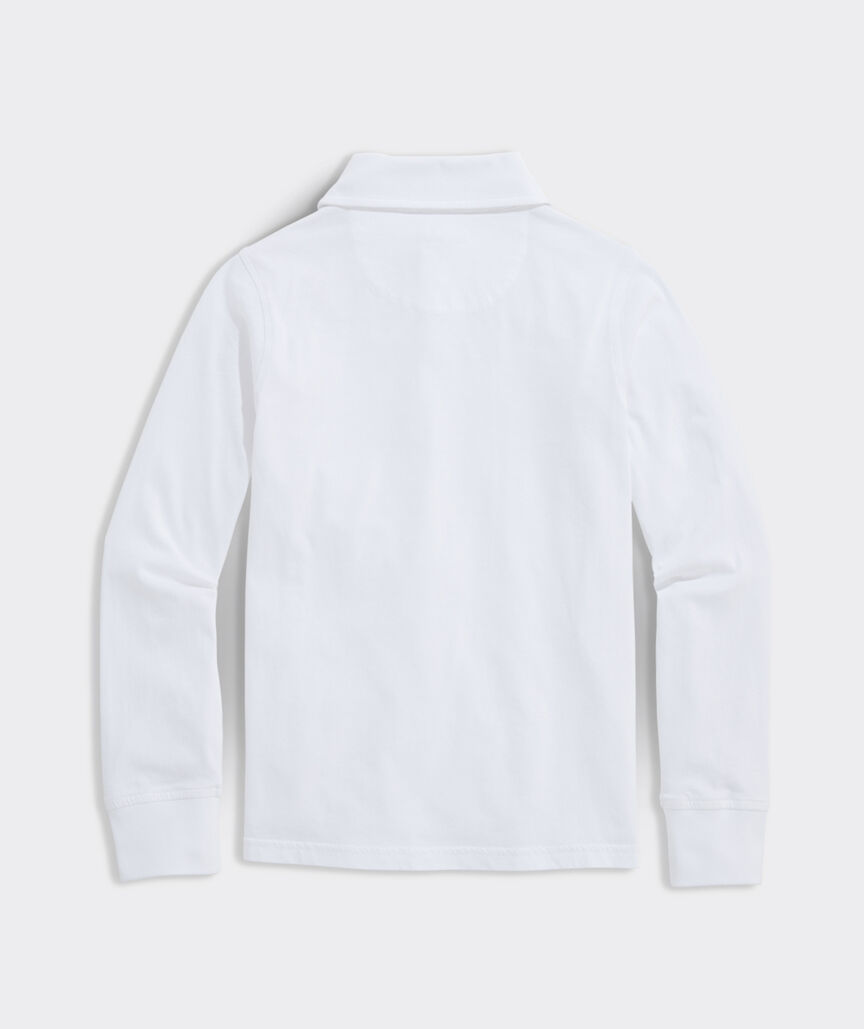 Boys' Long-Sleeve Surf Polo