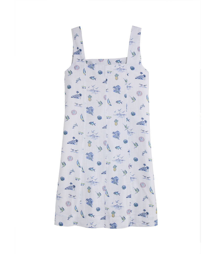 OUTLET Square Neck Shift Dress