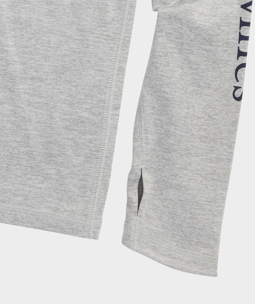 Boys' Performance Whale Outline Harbor Sun Hoodie Tee