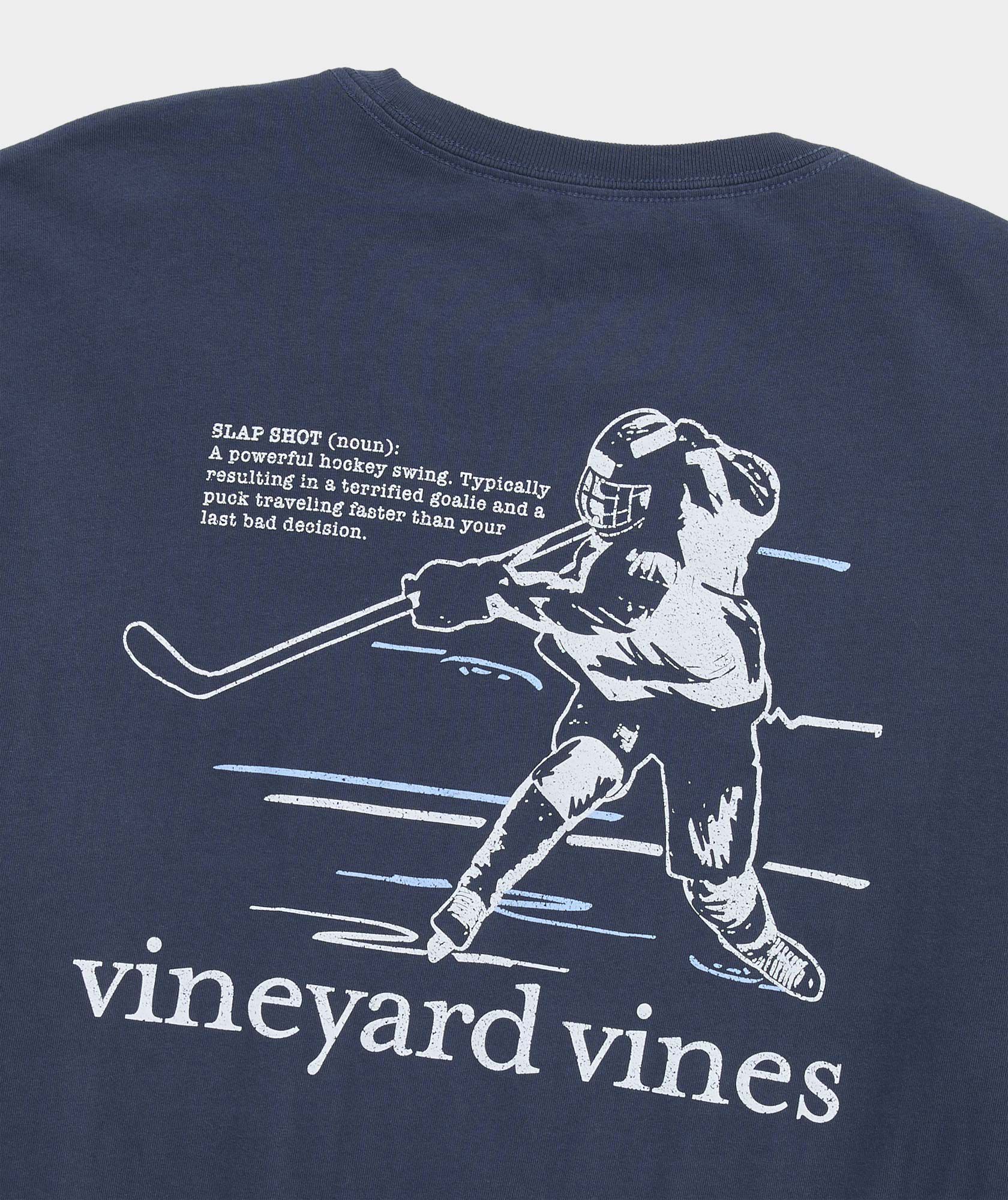 Slap Shot Hockey Short-Sleeve Pocket Tee