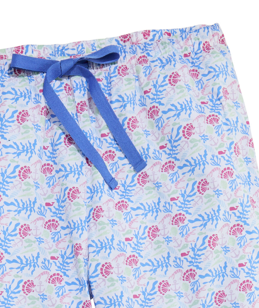 OUTLET Printed Poplin Lounge Pants