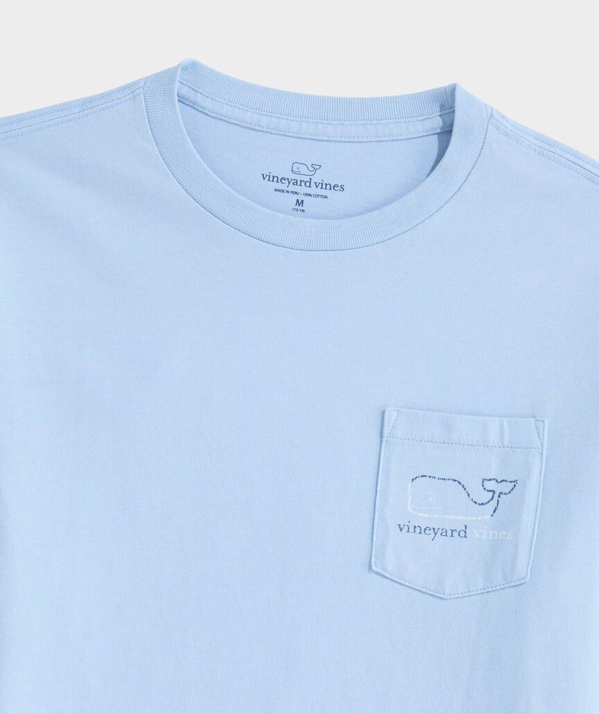 Boys' Burgee Vintage Whale Short-Sleeve Pocket Tee