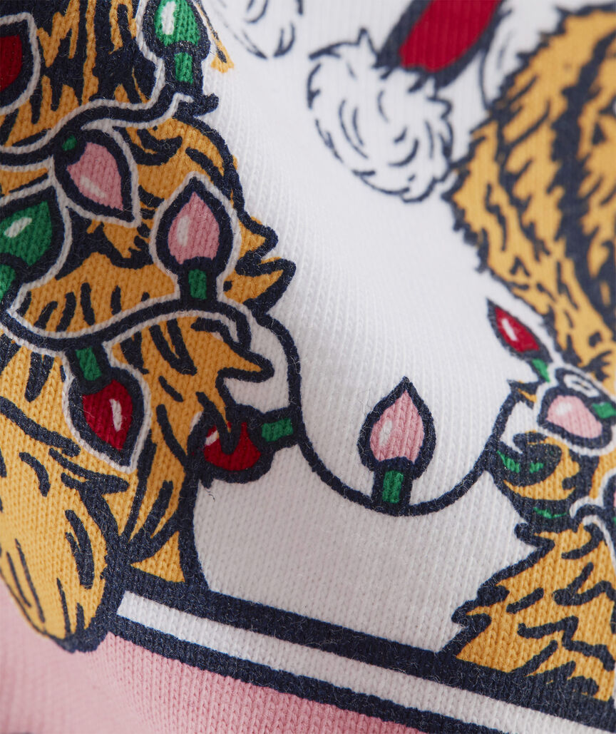 Girls' Holiday Pups Long-Sleeve Pocket Tee