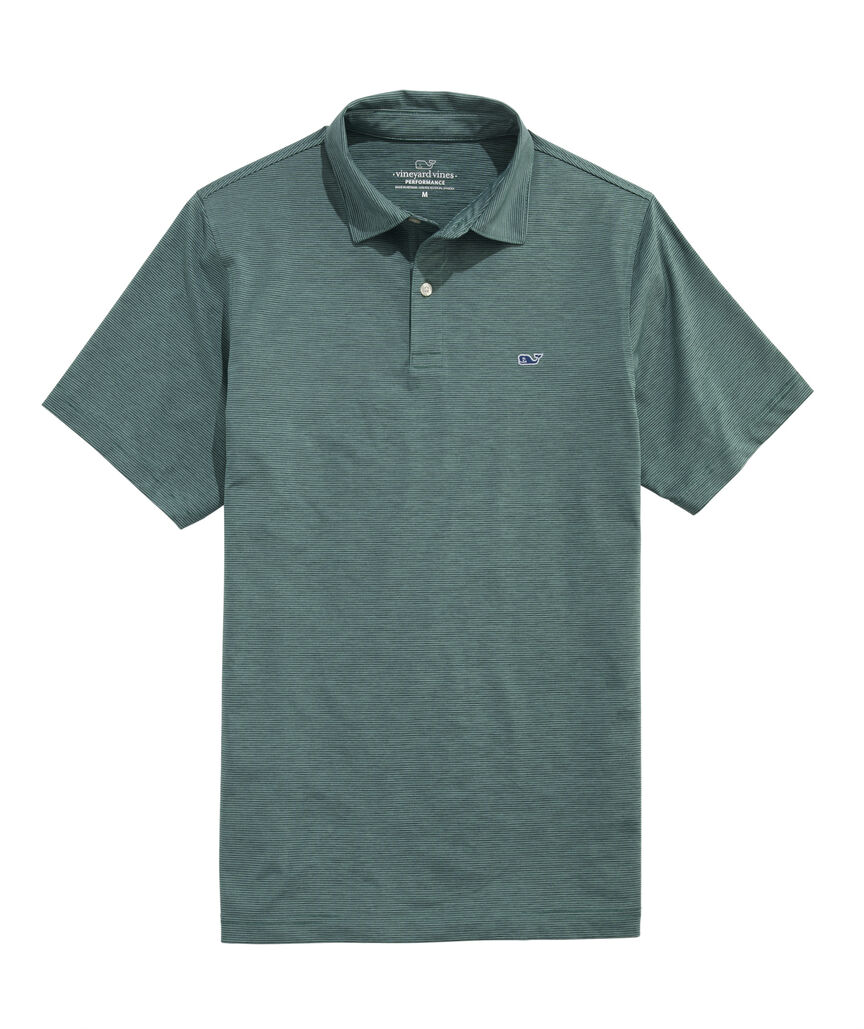 OUTLET St. Jean Stripe Performance Polo