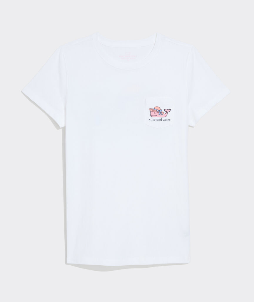 Women's Gardening Whale Short-Sleeve Pocket Tee