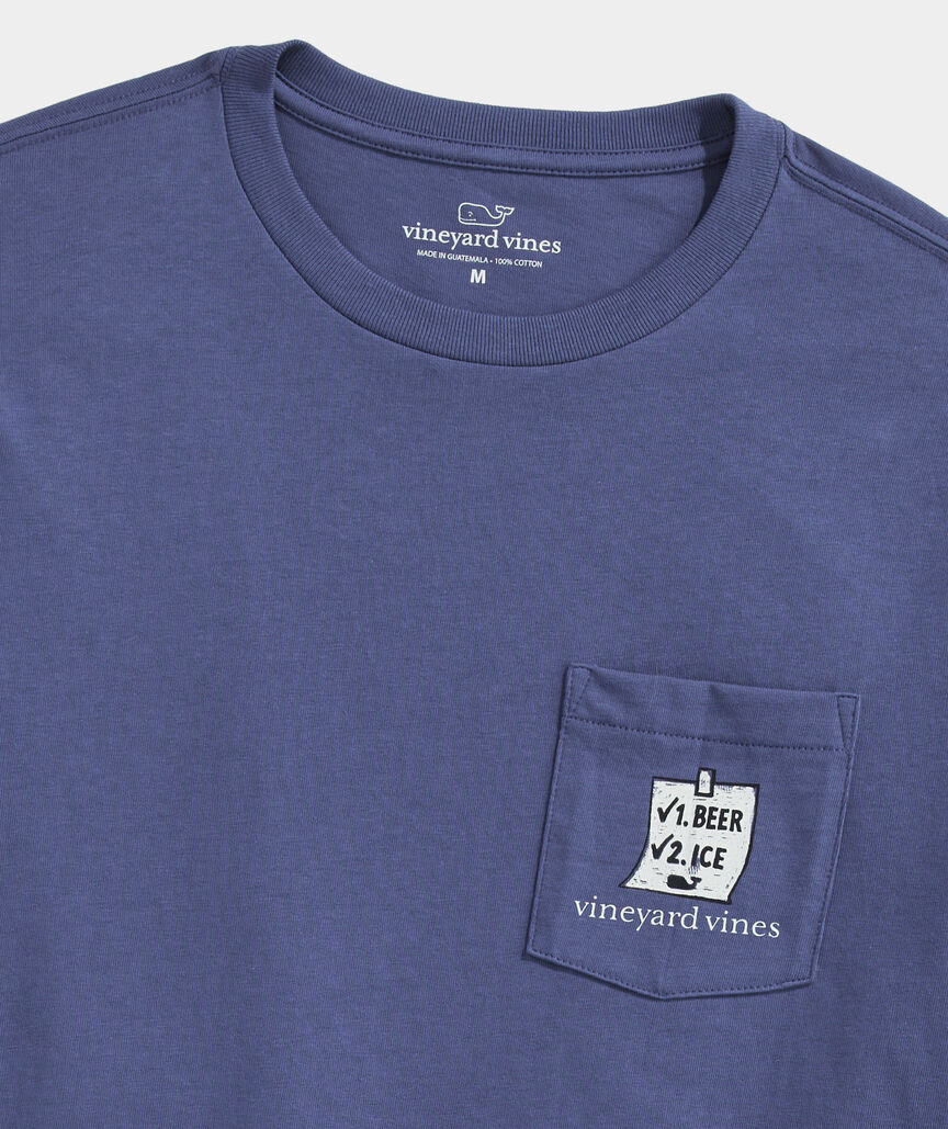 Bucket List Long-Sleeve Pocket Tee