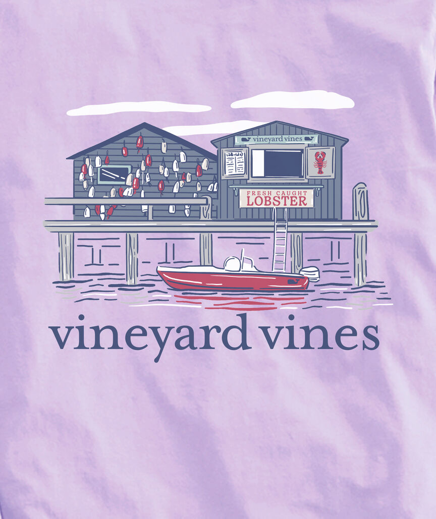 OUTLET Dockside Lobster Shack Long-Sleeve Pocket Tee