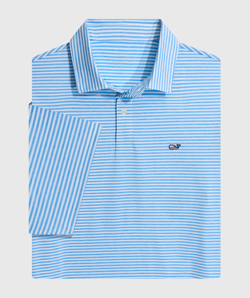 OUTLET Winstead Stripe Performance Polo