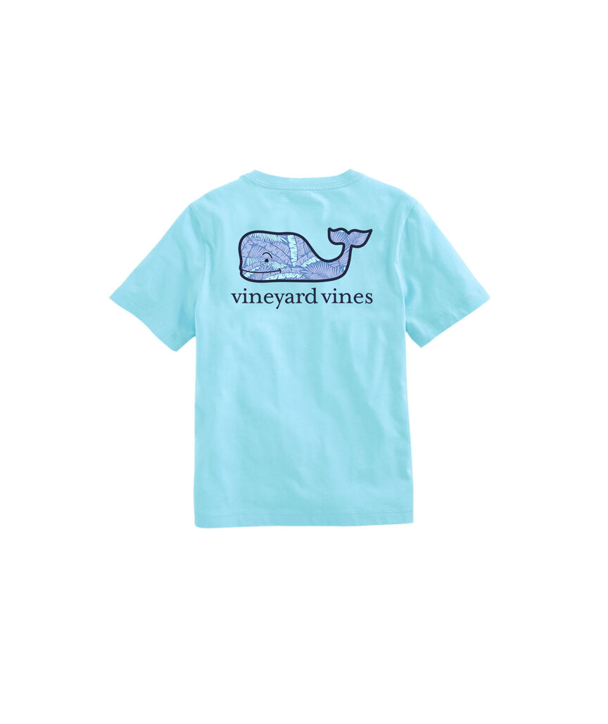 OUTLET Boys' Vintage Leaf Whale Short-Sleeve Pocket Tee