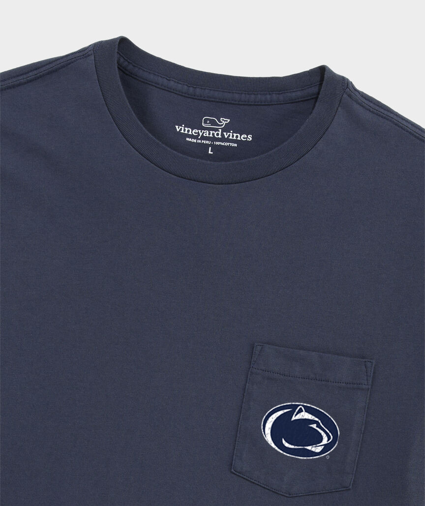 Penn State University Pennants Short-Sleeve Pocket Tee
