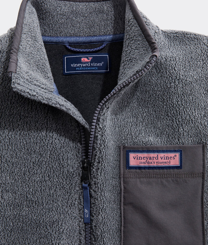 Boys' Vineyard Sherpa Full-Zip Pullover