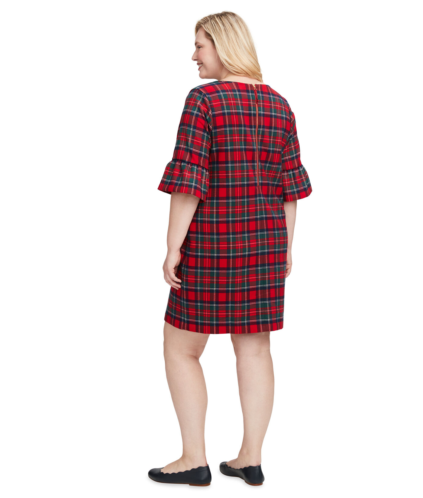 vineyard vines red plaid dress