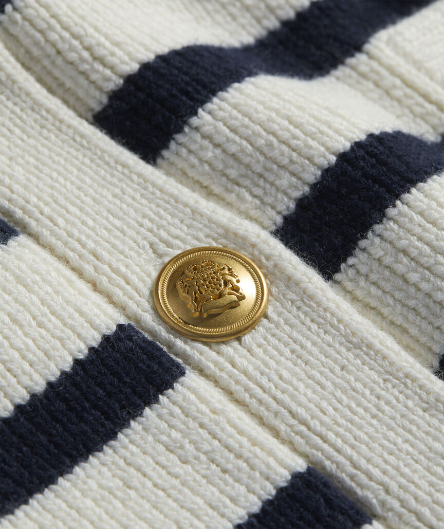 Cotton Cashmere Striped Jacket