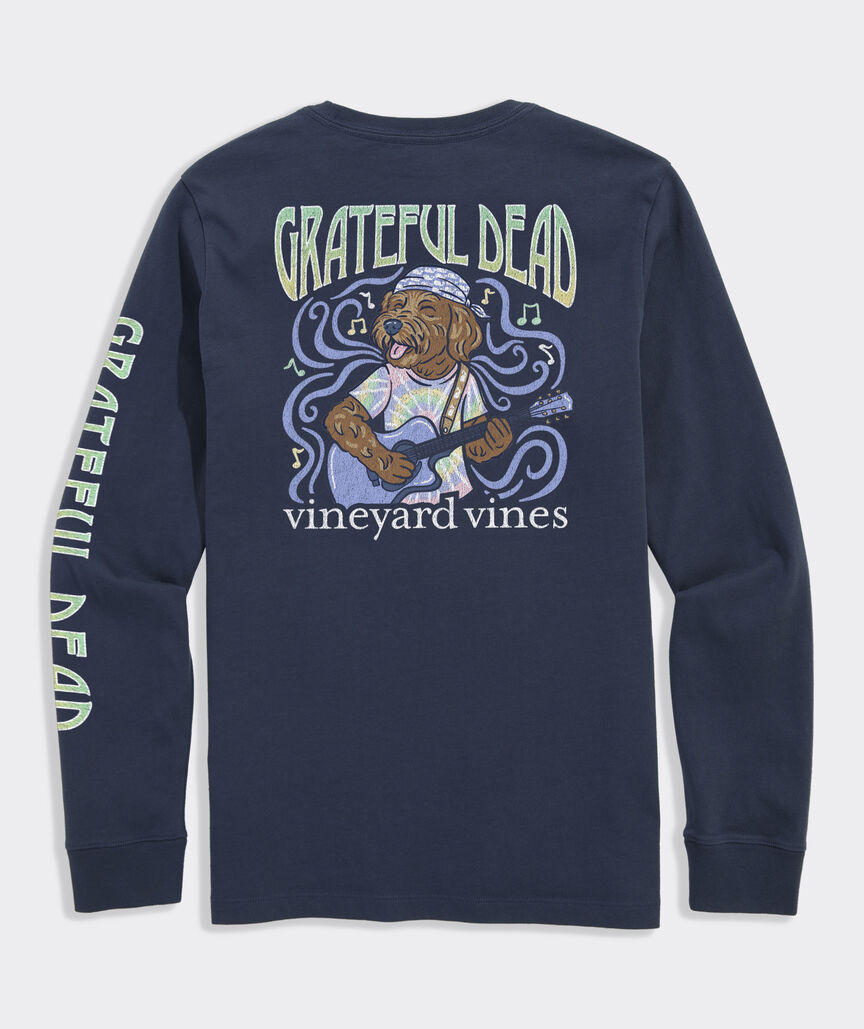 Grateful Dead x vineyard vines Dog Long-Sleeve Pocket Tee