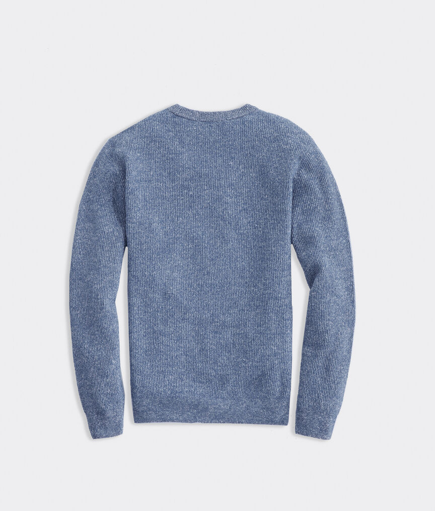 Bungalow Linen Cashmere Crew Sweater