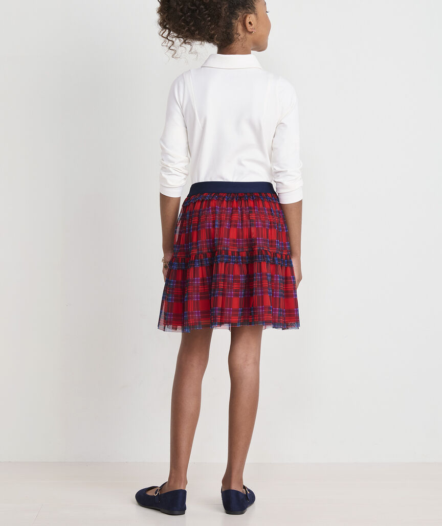 Girls' Tulle Tiered Skirt