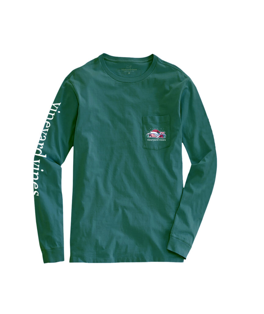 OUTLET Mrs. Claus Presents Long-Sleeve Pocket Tee