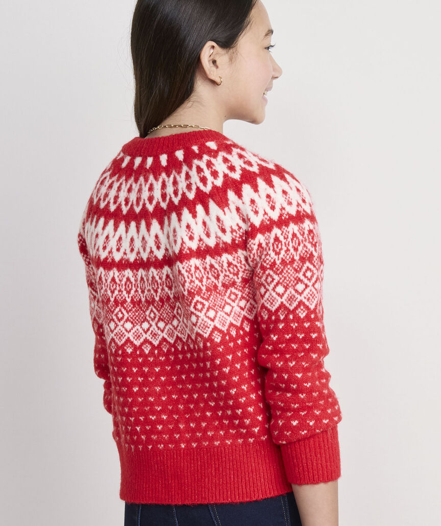Girls' Fair Isle Cardigan