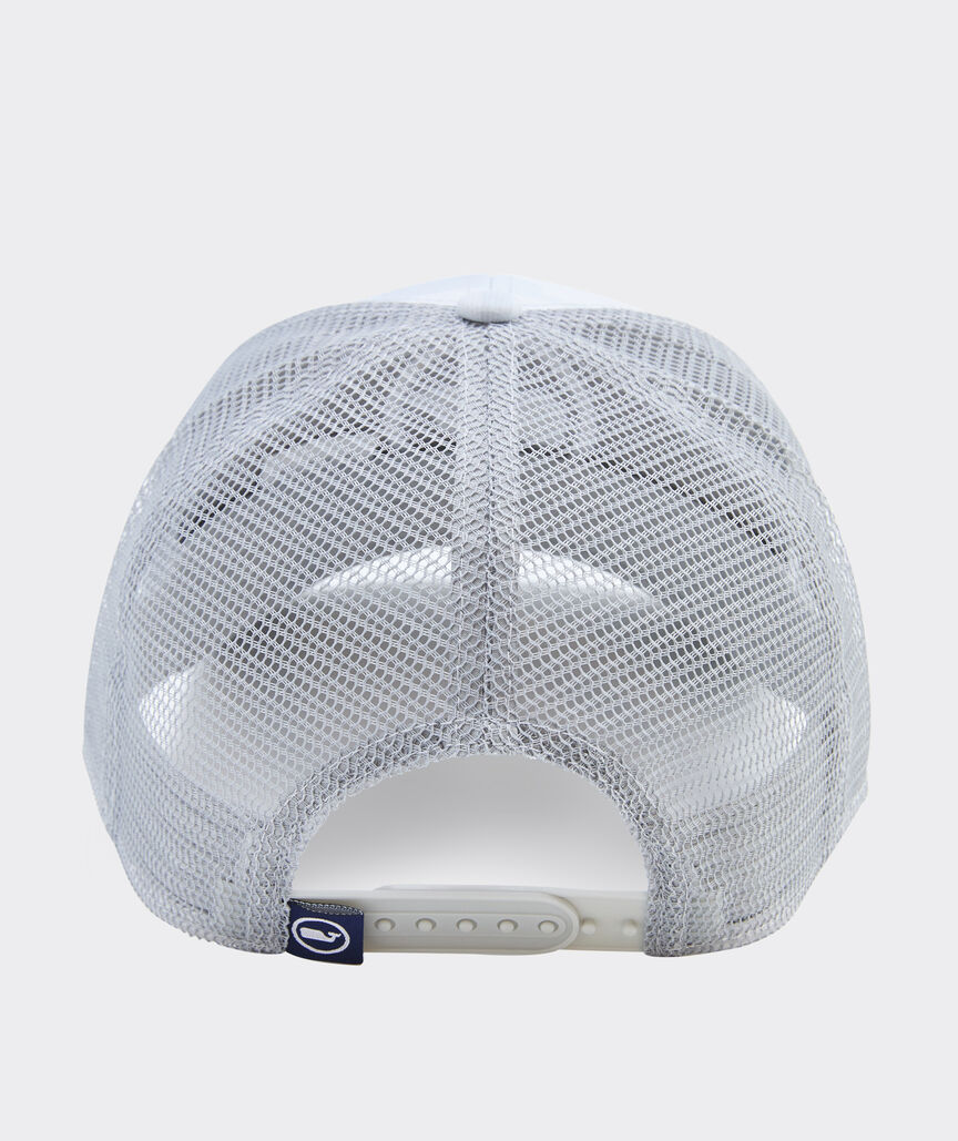 Camo Whale Dot Performance Trucker Hat