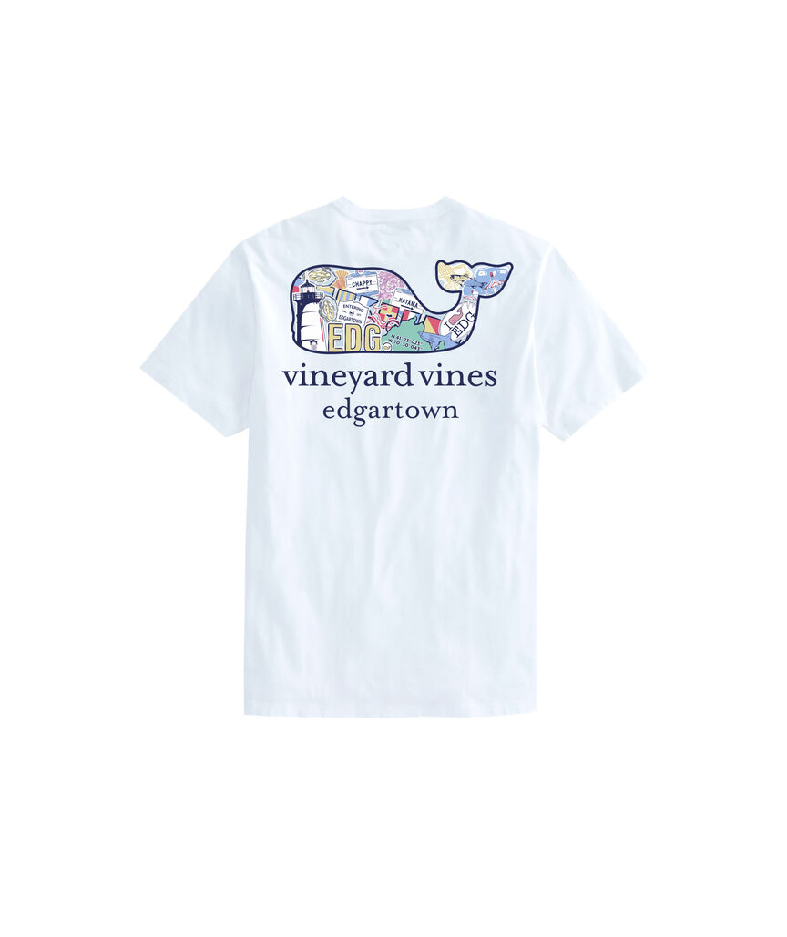 OUTLET Edgartown Sticker Whale Short-Sleeve Pocket Tee