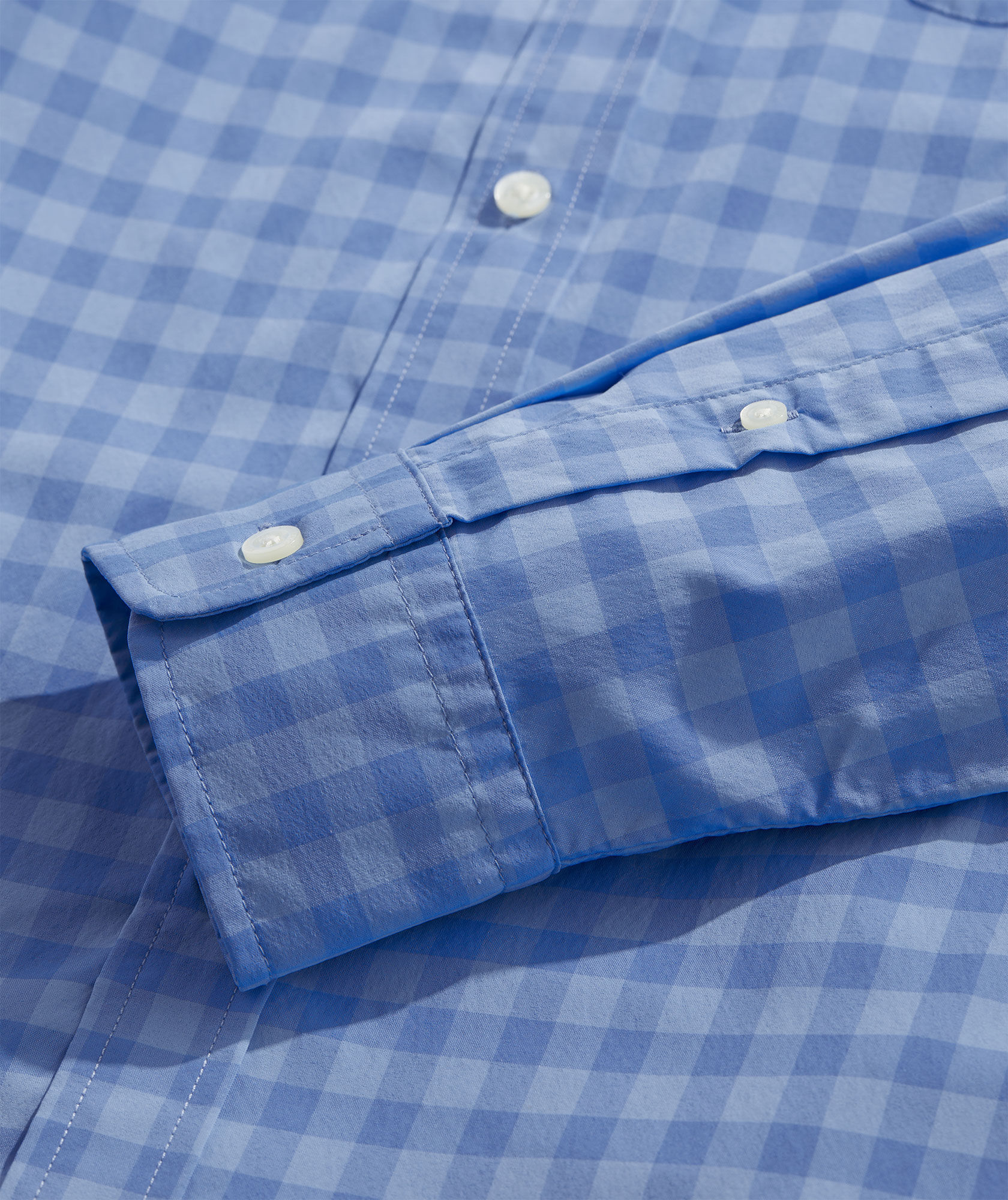 Shop OnTheGo Lightweight Gingham Shirt at vineyard vines