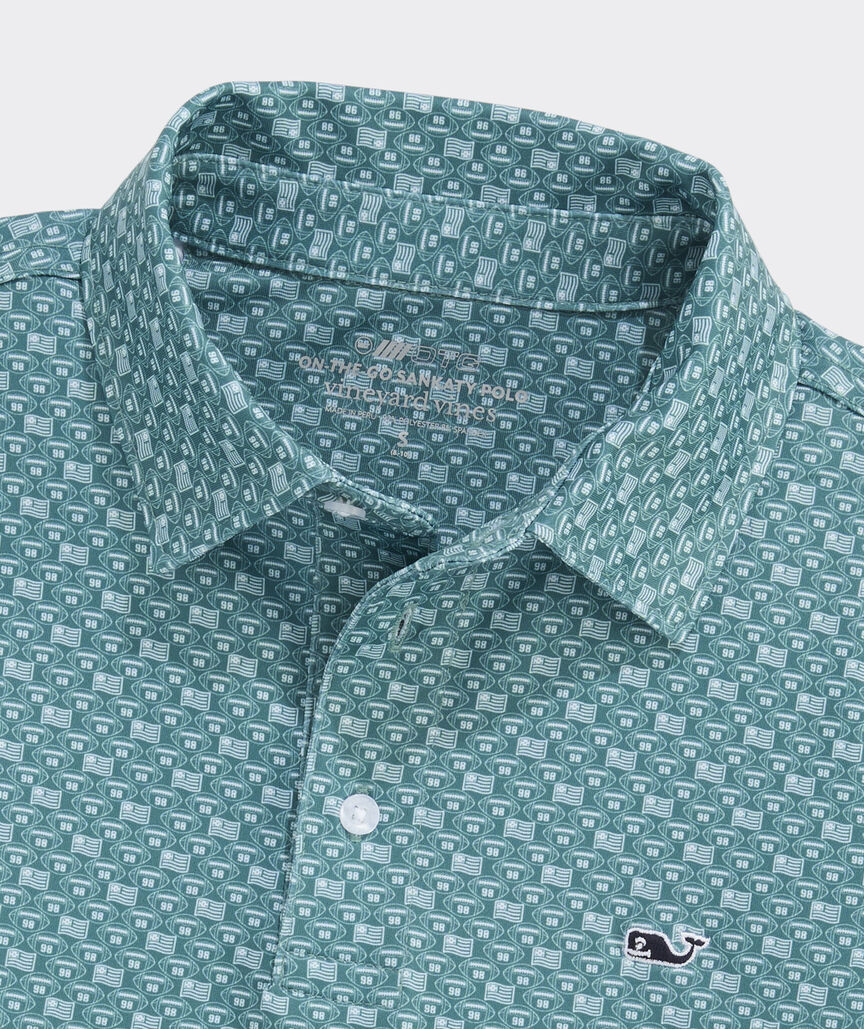 Boys' Printed Sankaty Performance Polo