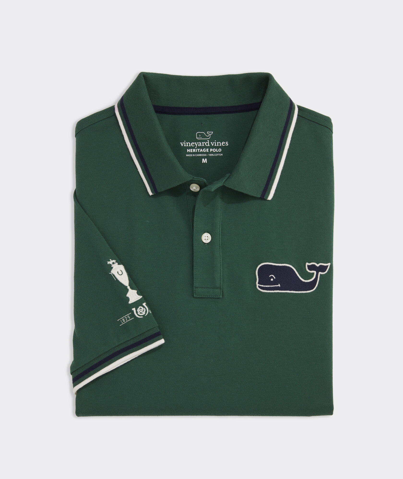 Kentucky Derby Heritage Tipped Pique Polo